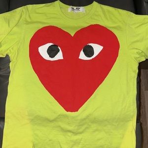 Comes Des Garçon Shirt Neon Green